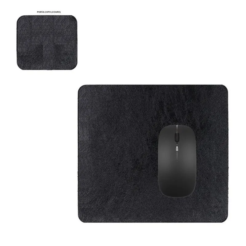 Desk Pad Mesa Couro Ecologico 20x020 p notebook + porta copo