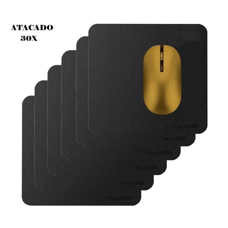 Kit 30 Mouse Pad 20 x 20 Tapete Mesa + porta copo