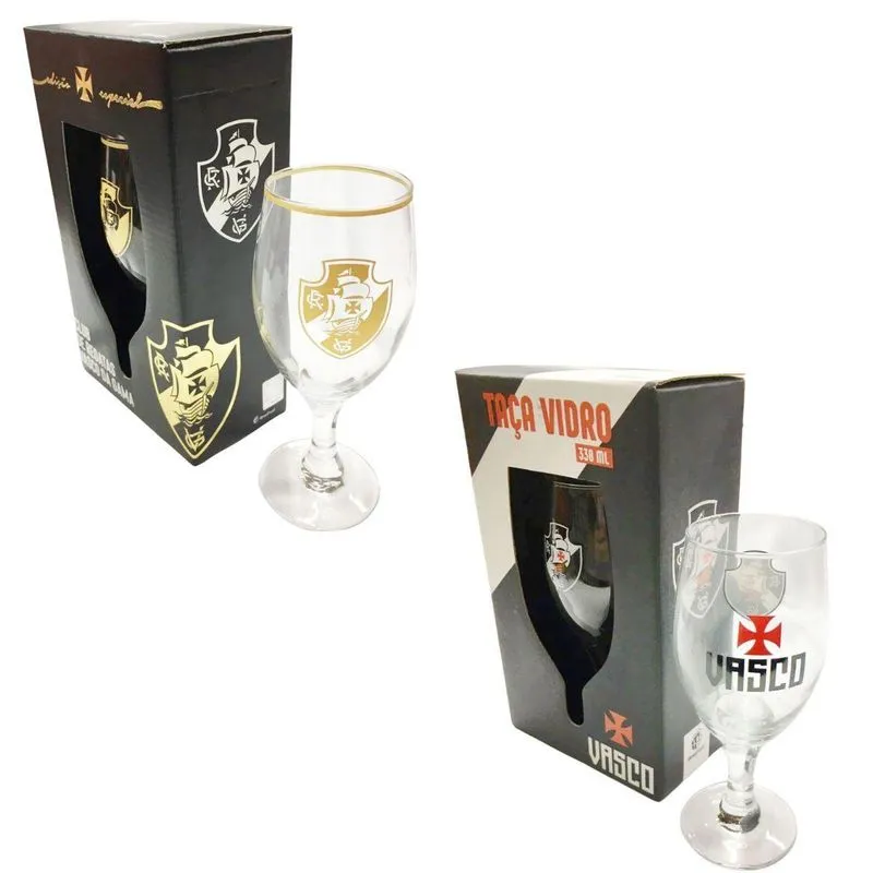 Kit Taça 330ml Cerveja Cruz Malta + Taça Windsor 330ml