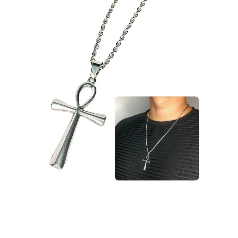 Corrente Cordão Masculino 60cm Elo Baiano 2mm Trançado