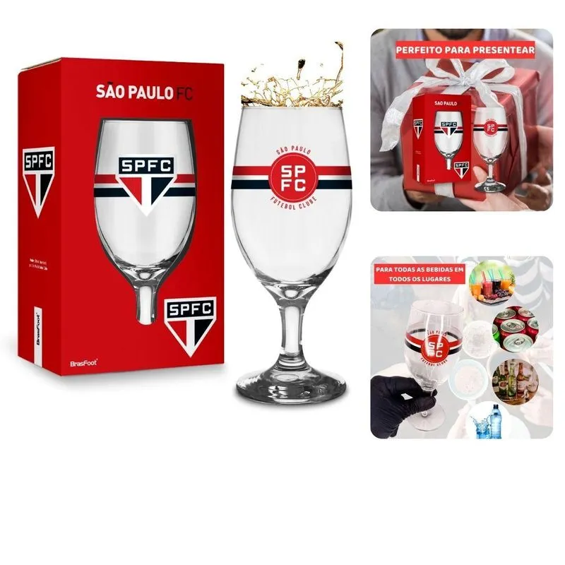 Taça Tulipa Windsor Vidro 330ml Cerveja Vinho Chopp Time