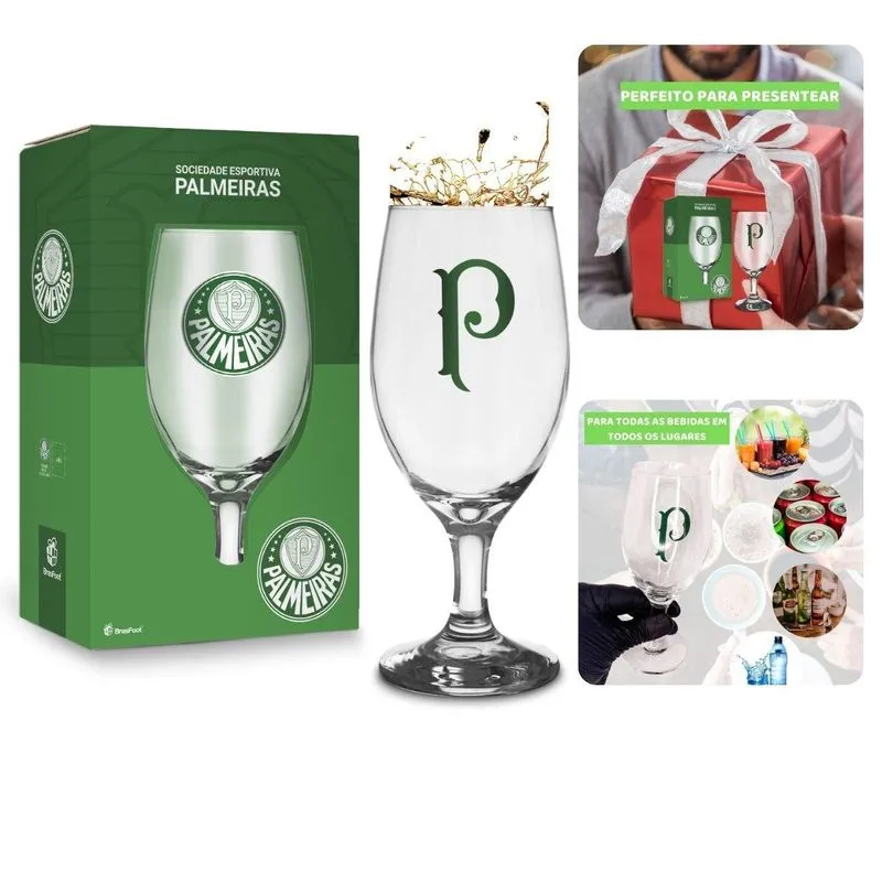 Taça Tulipa Windsor Vidro 330ml Cerveja Vinho Chopp Time