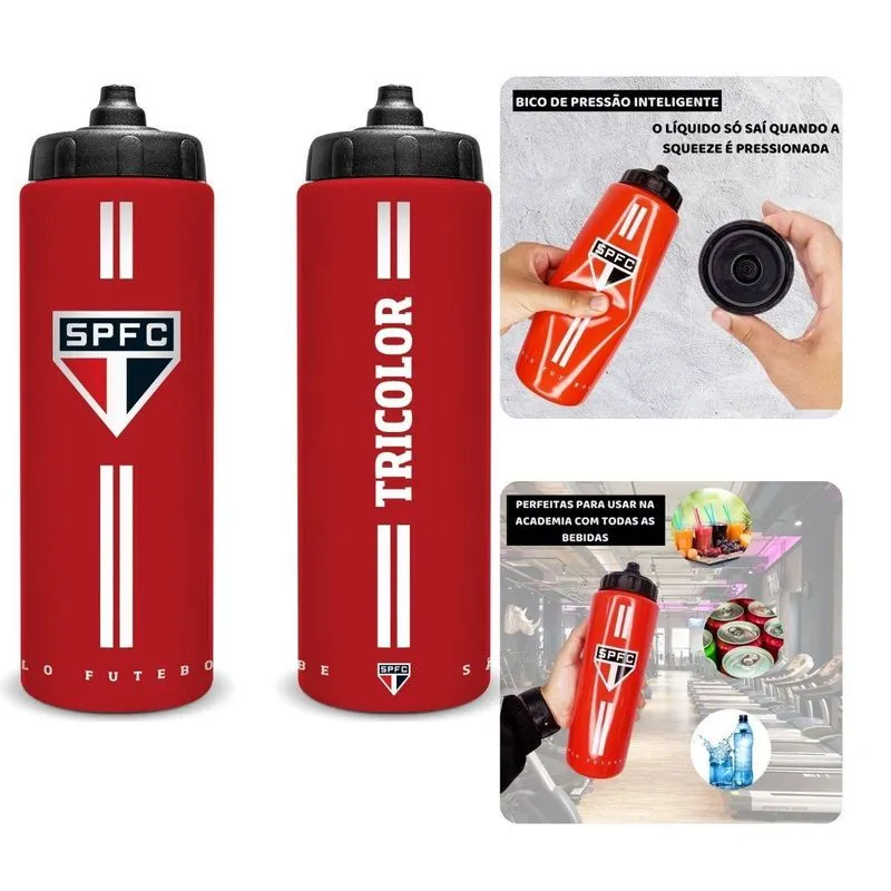 Kit 2un Squeeze 950ml Garrafa Trooper Bico Inteligente