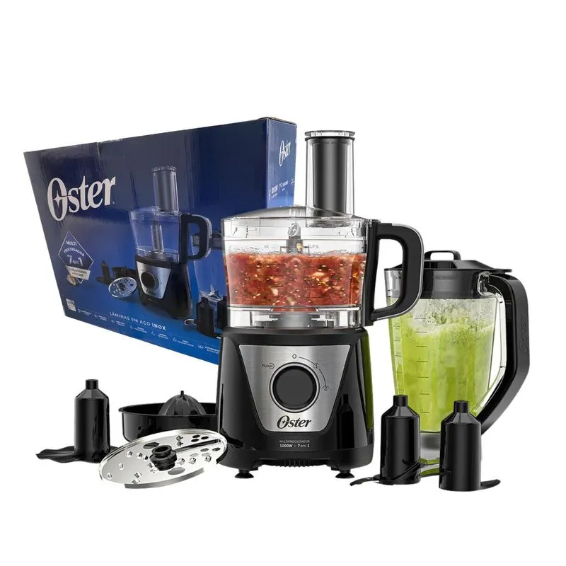 Kit Processador Cortador Liquidificador Alimentos Completo