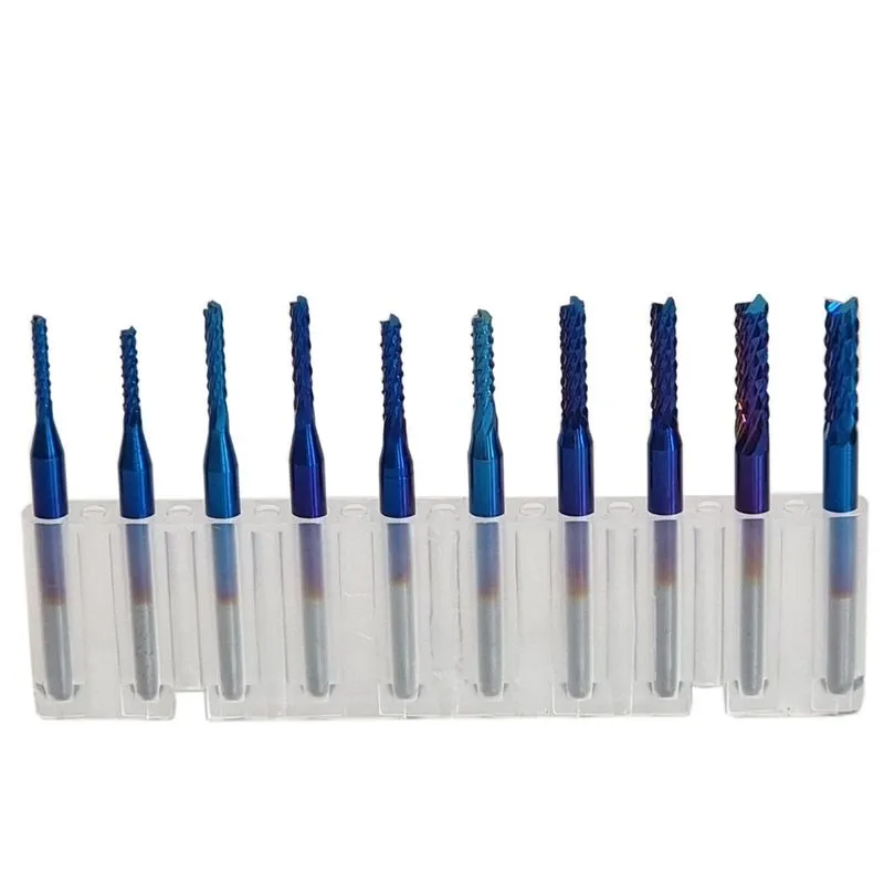 Kit 10 Fresa De Topo Broca Tungstênio 1.5 A 3mm Cnc Retífica