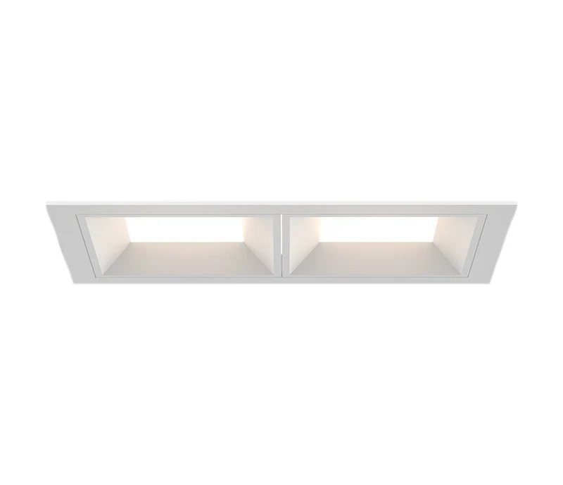 Bravo Recessed 8.11" L x 4.53" W x 2.78" H / White, with Frosted / BVOR2T02PNPN1540