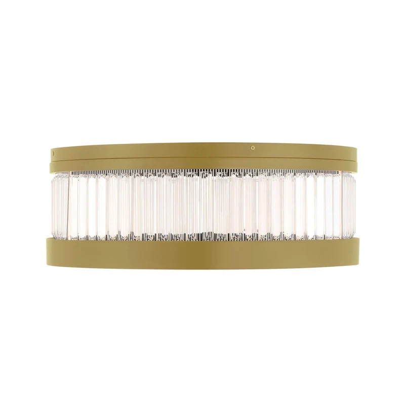 Eurofase Empra Flush Mount Light Gold / 24"
