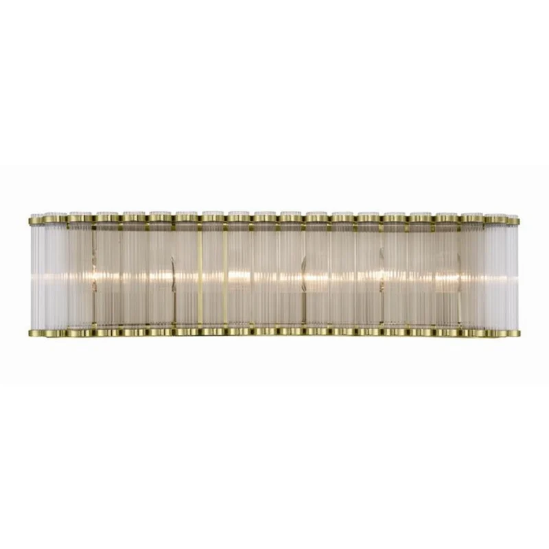 Eurofase Glasbury Bathroom Vanity Light Polished Nickel / 32"