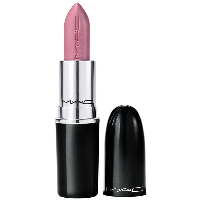 Batom Labial MAC Lustreglass Lipstick Tons Claros Not Humble Just Bragg