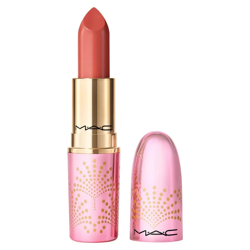 Batom MAC Holiday Lustreglass Lipstick These Lips Are Expensive