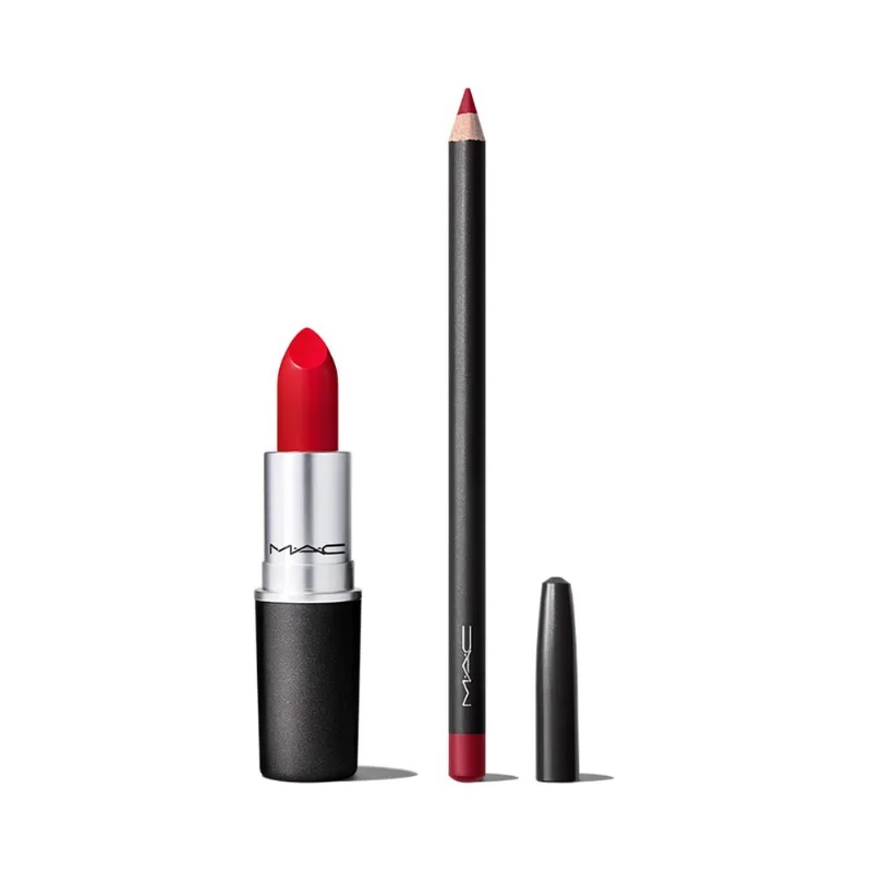 Lipstick Russian Red + Lip Pencil Brick
