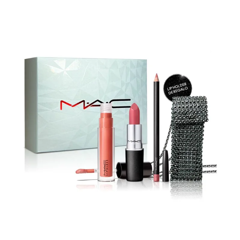 LIP KIT NUDE Lip Pencil Soar 1.45 G + Lipglass Spice 3.1 ml y Matte Lipstick Mehr 3 G