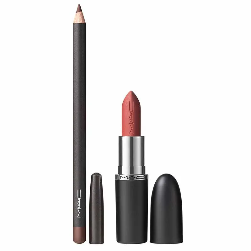 Kit para Lábios MAC - Batom Matte + Lápis de Boca Kit