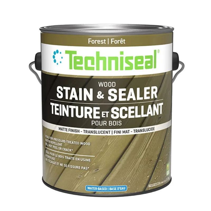 Techniseal Stain and Sealant in One Wood Protector - Forest - Matte - 3.78-L
