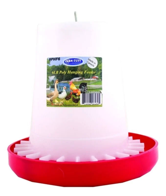 Plastic Poultry Feeder 6 lb . Capacity