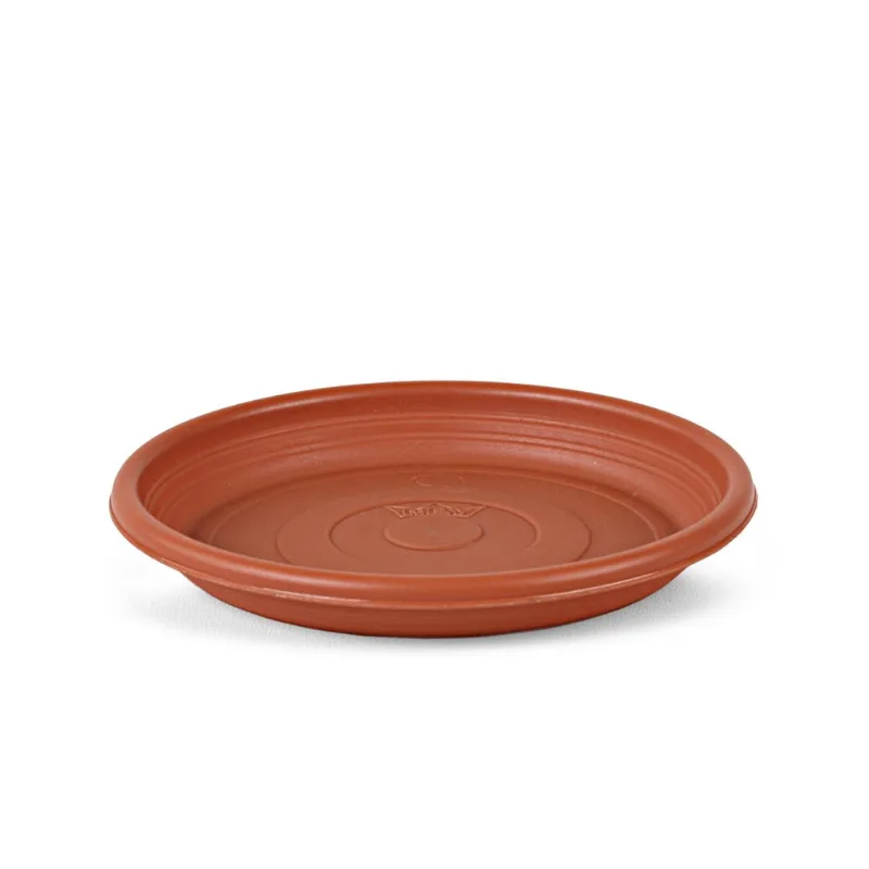 Plato Circular PVC Reyplast Tulipán #11 Rojo Terracota
