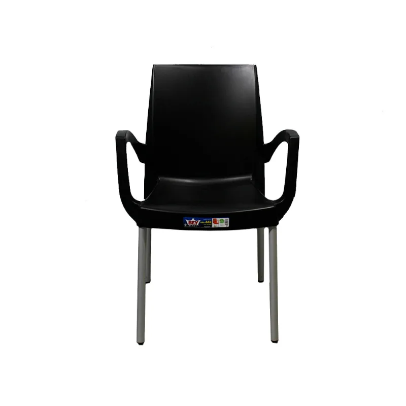 Silla Ada C/apoyabrazos (blanco/negro)