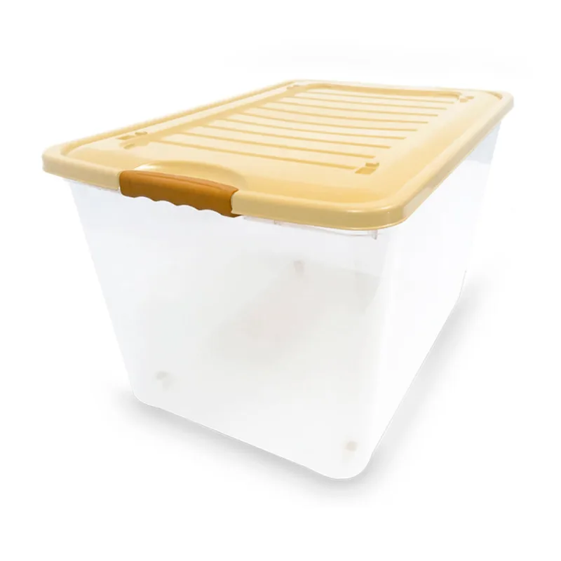 Caja Organizadora Plástica Reyplast Suprema #80 Transparente 57.9L