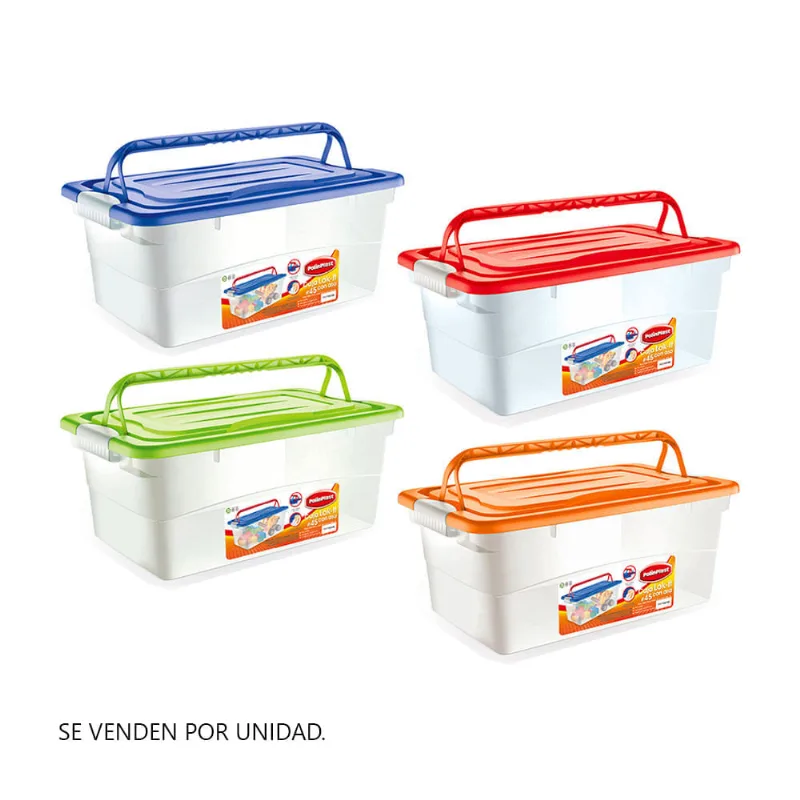 Caja Lok It # 45 con asas Polinplast