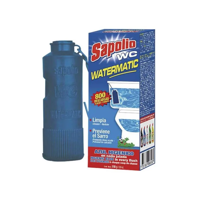 Pastilla Para Tanque Azul Sapolio 110 Gr