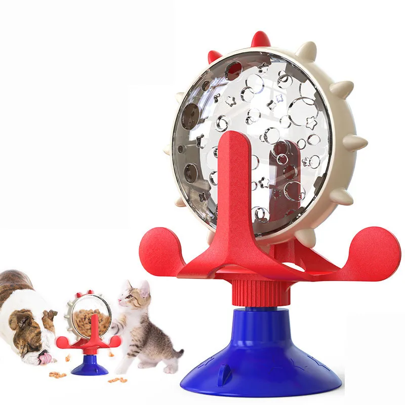 Dispensador De Guloseimas Para Moinhos De Vento Para Animais De Estimação Slow Feeder Toy Blue