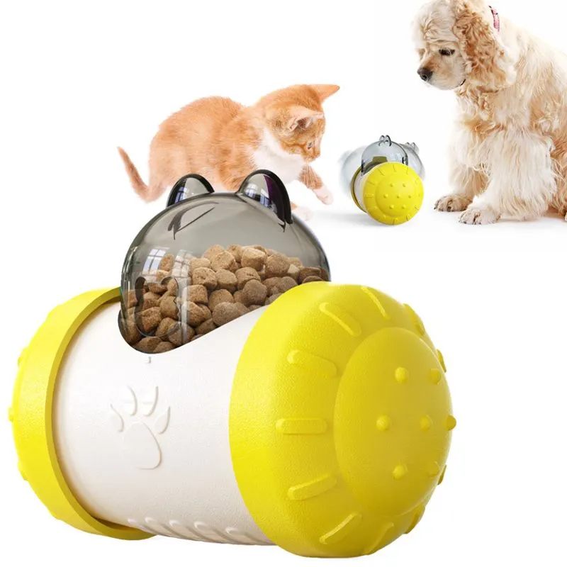 Toy Dispensing Toy Wobble Slow Feeder Puzzle Ball Para Cães