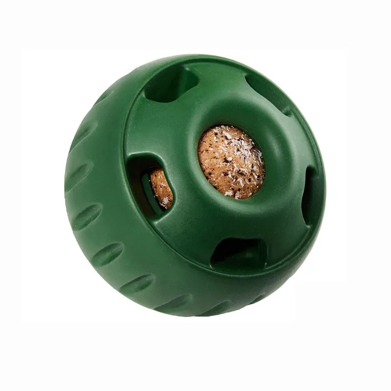 Bola Dispensadora De Guloseimas Para Cães Tpr Slow Feeder Chew Toy Green