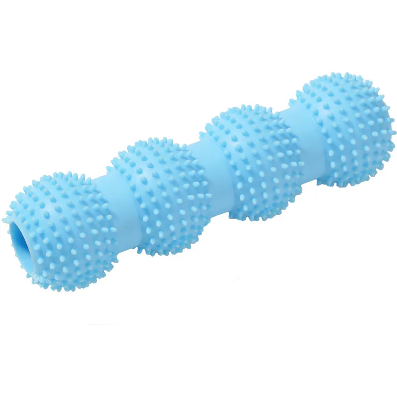 Dispensador De Guloseimas Dental Stick Toy Tpr Para Cães Azul
