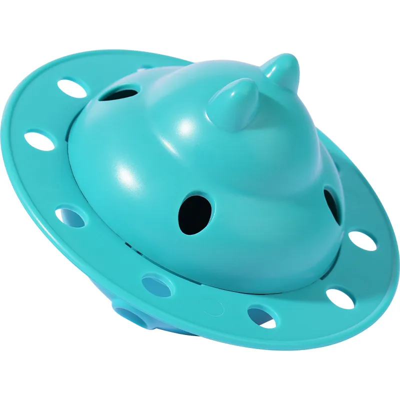 Dispensador De Petiscos Para Animais De Estimação Puzzle Toy Ufo Mint Green Para Animais De Estimação