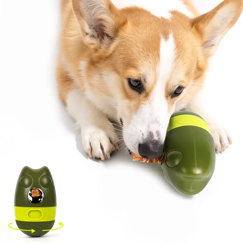 Dispensador De Guloseimas Para Cães Puzzle Ball Toy Verde Escuro