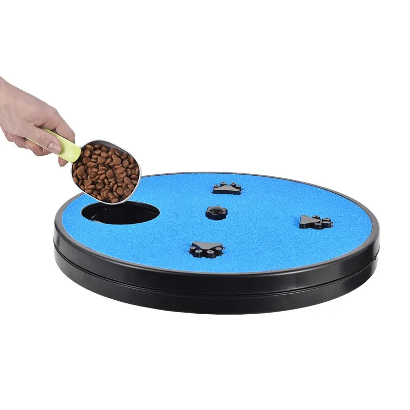 Placa Giratória De Lixa De Unhas Pet Slow Feeder Puzzle Toy