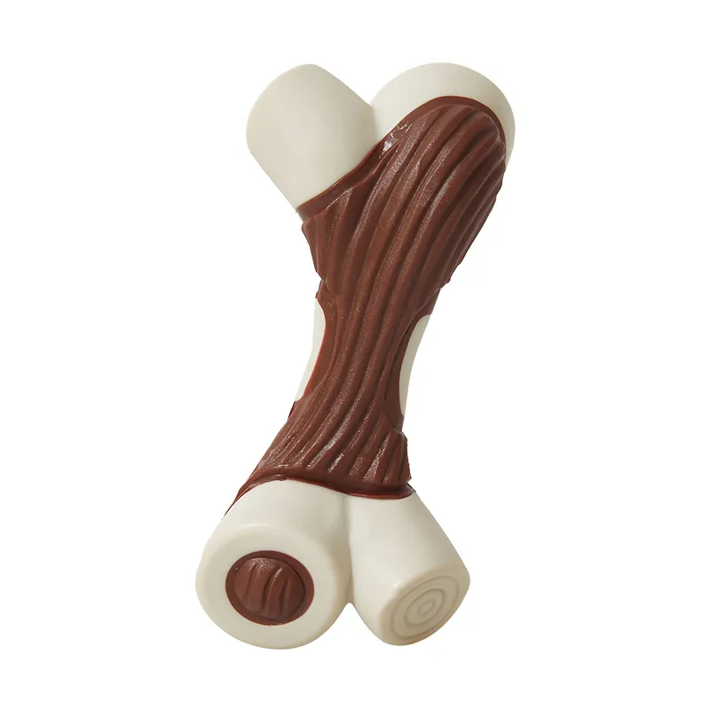 Brinquedo Dog Chew Bone Toy Durável Em Tpu Para Limpeza De Dentes