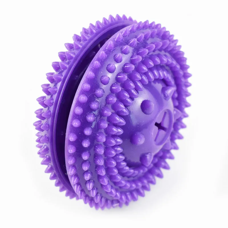 Brinquedo Dispensador De Guloseimas Para Cães Ufo Puzzle Feeder Tpr Purple