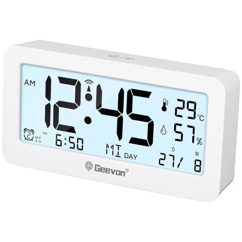 Despertador Digital Com Display De Temperatura E Umidade