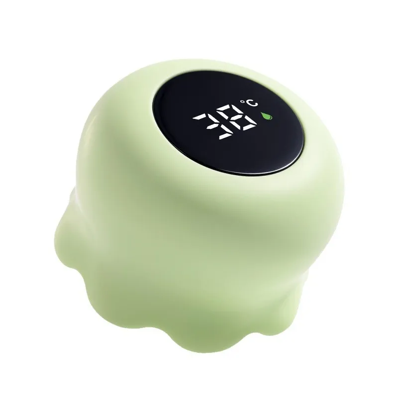 Termômetro De Banho De Bebê Em Forma De Polvo De Silicone Verde