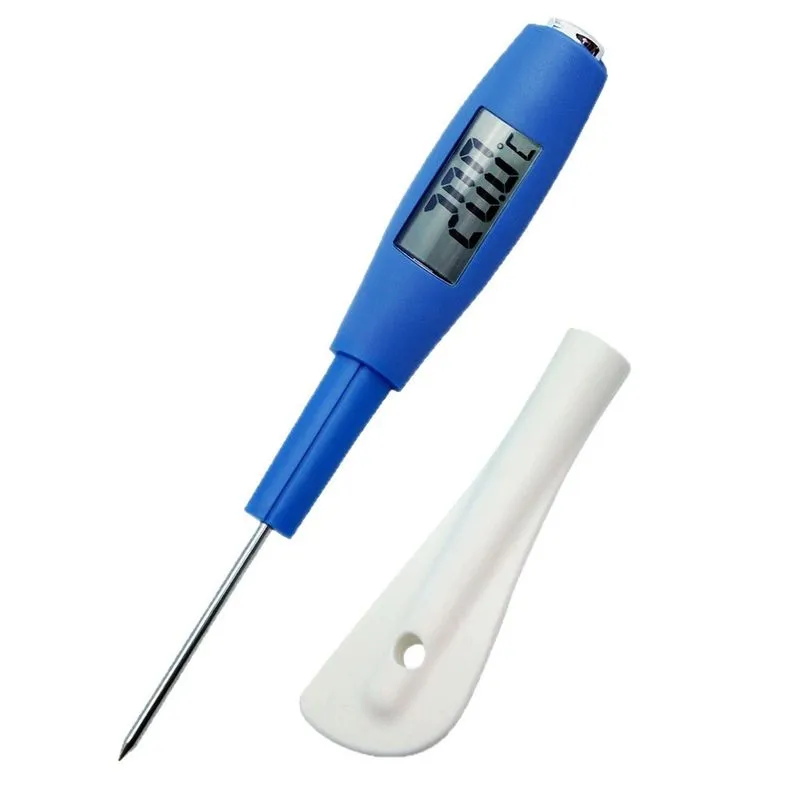 Termômetro De Alimentos Silicone Digital Blue Para Cozinhar E Assar