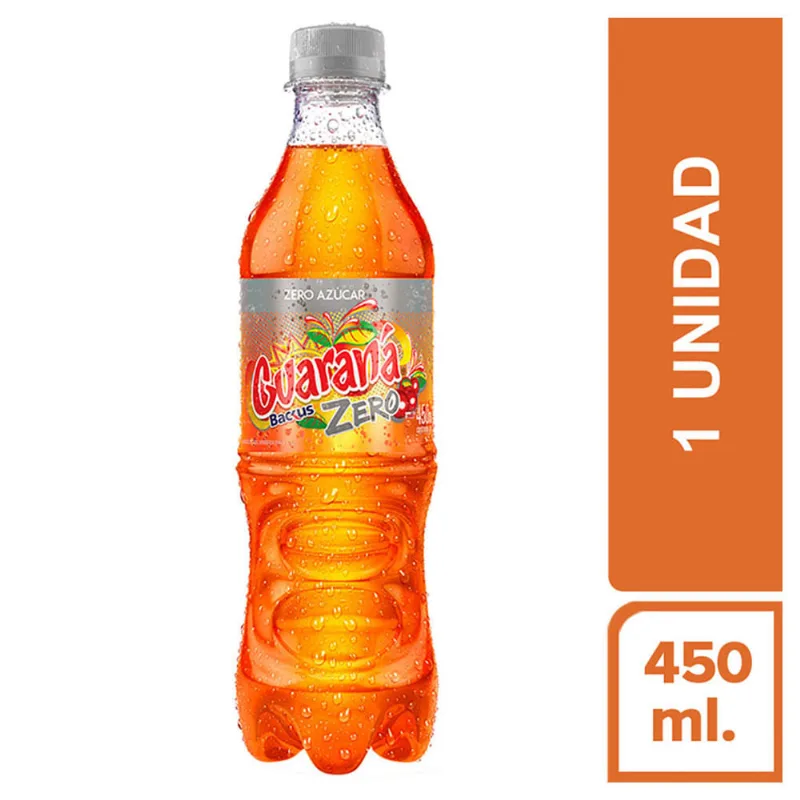 Gaseosa GUARANÁ Zero Botella 450ml