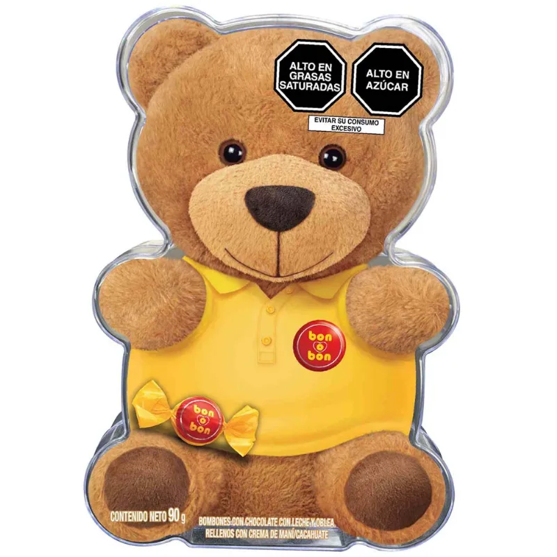 Bombones de Chocolate BON O BON Caja de Osito 90g