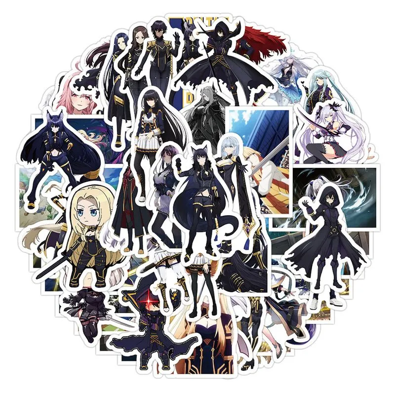 Pacote De Adesivos Eminences In Shadows Anime 50 Unidades