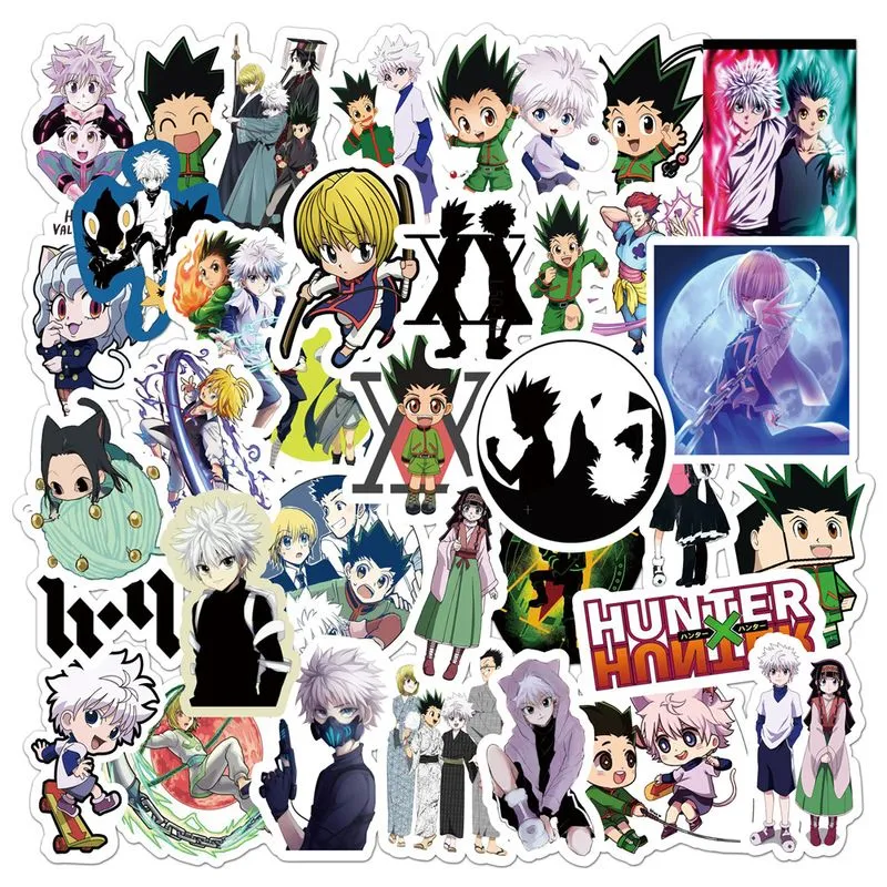 Adesivos Hunters, Vinil Impermeável, Anime, 50 Unidades/lote