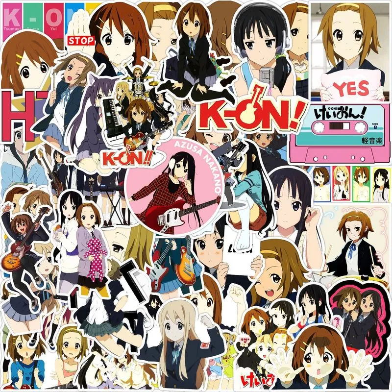 Adesivos Kons Waterproof Vinyl Anime 50 Unidades/lote 5-7 Cm