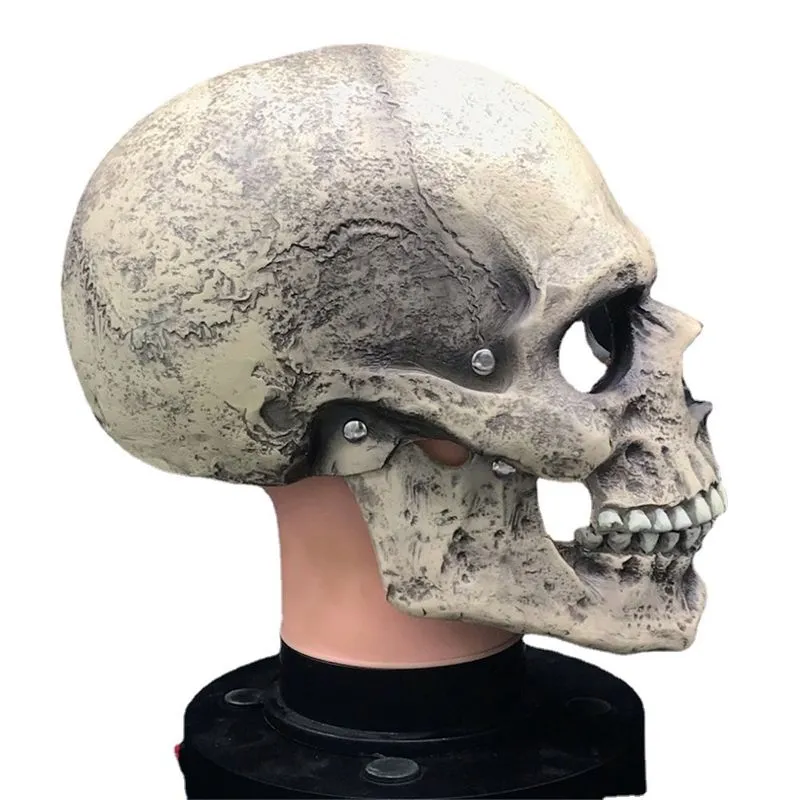 Máscara De Cosplay, Caveiras Com Boca Em Movimento, Látex De Halloween