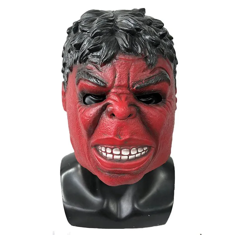 Máscara De Cosplay Reds Hulks Latex Para O Carnaval De Halloween