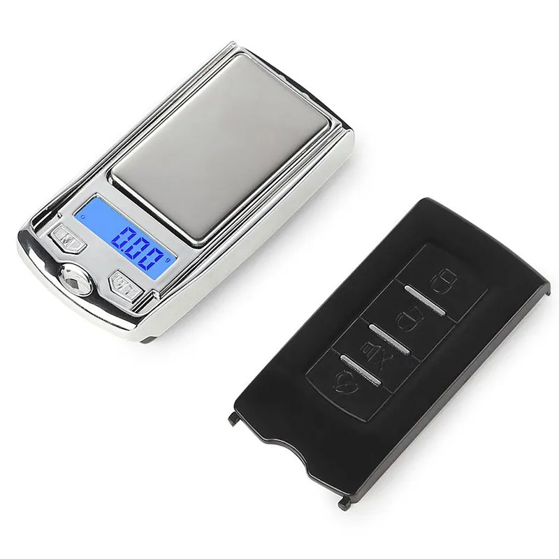 Mini Balanças Digitais De Joias Com Tela Lcd De 200g/0,01 G Preta