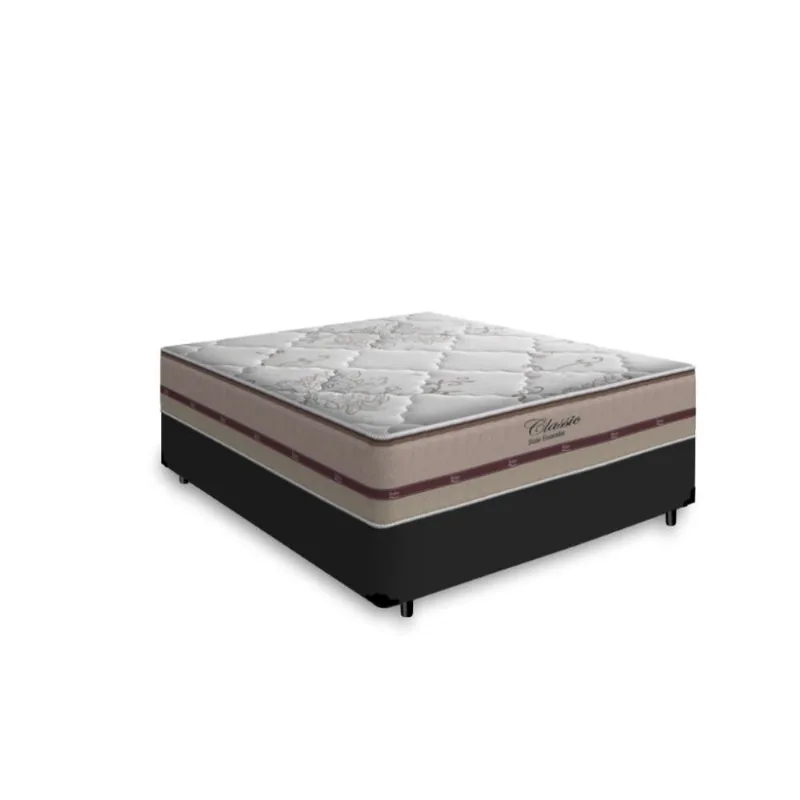 Cama Box com Colchão de Molas Ensacadas D'Angelis Classic Casal 138cm