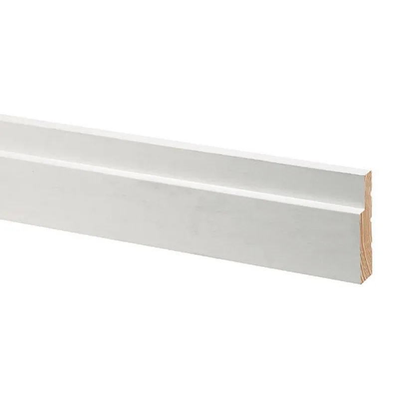 Metrie Door Jamb - 1 7/32-in T x 4 9/16-in W x 85 7/8-in L - Finger-Jointed Pine - Primed - White
