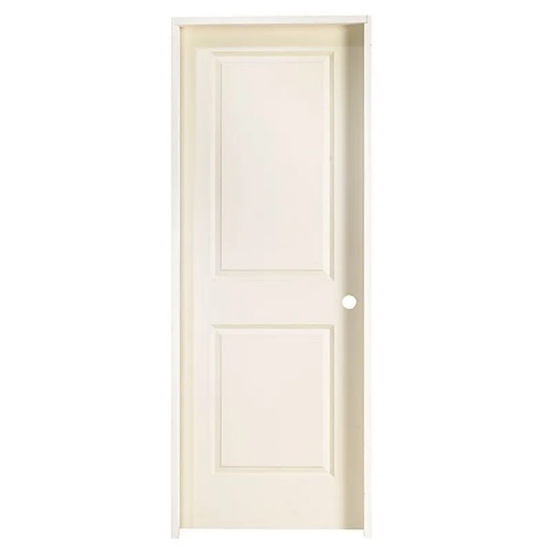 24-in x 80-in 2-Panel Smooth Left-Hand Primed Pre-Hung Interior Door