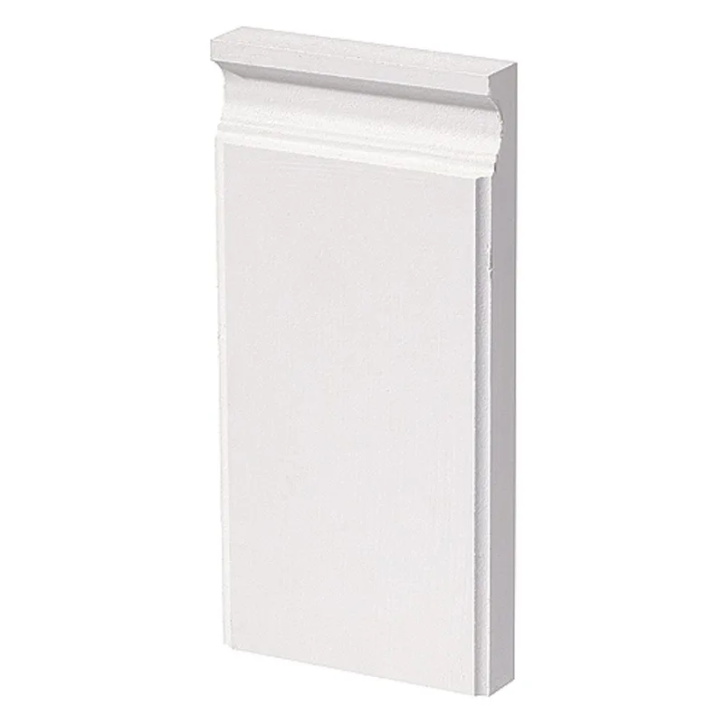 Metrie Base Block - MDF - Primed Finish - White