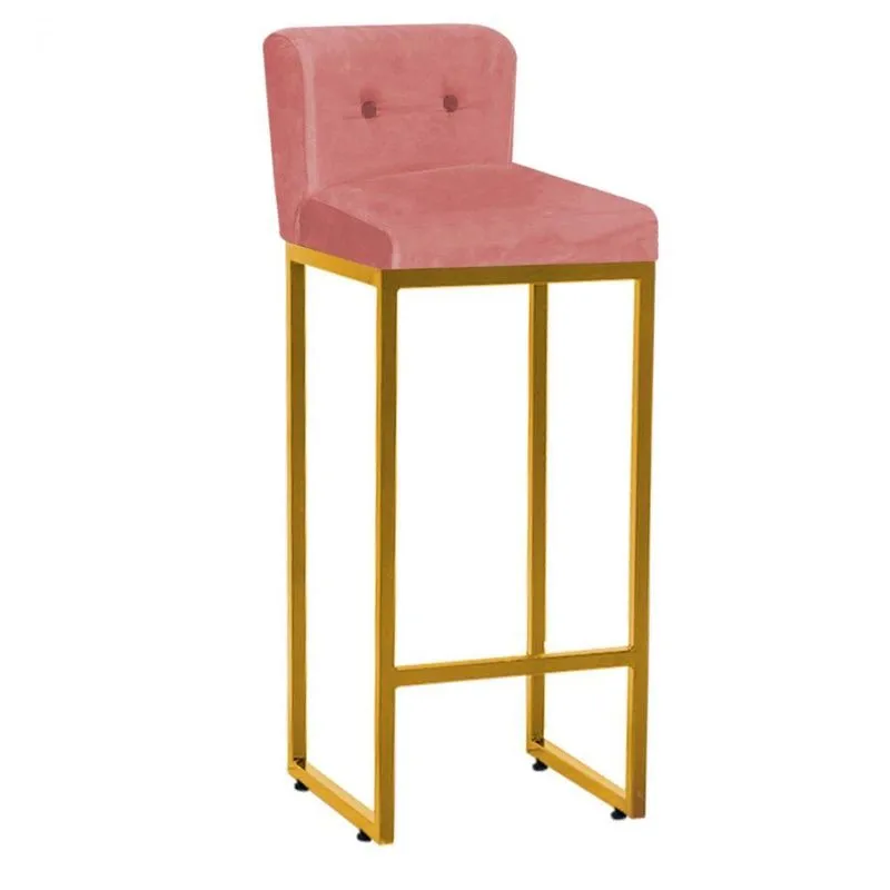 Kit 09 Banqueta Alta Lucca Rose Gold