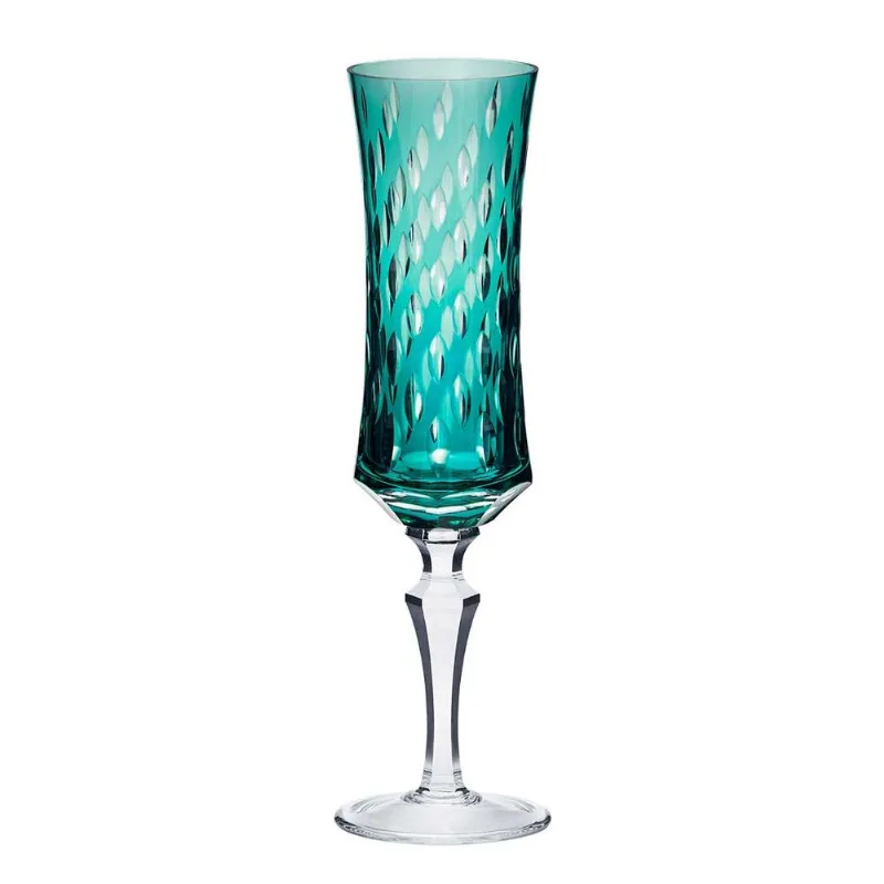 Taça de Cristal Strauss Champagne - 210 ml - Aura Orvalho